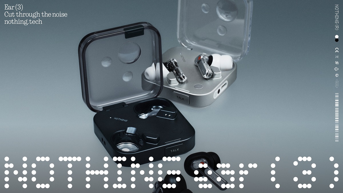 Nothing เปิดตัว Ear (3): ตัดผ่านทุกเสียงรบกวน ปฏิวัติวงการหูฟังอินเอียร์ด้วย Super Mic สุดล้ำสมัย พร้อมดีไซน์โลหะครั้งแรก